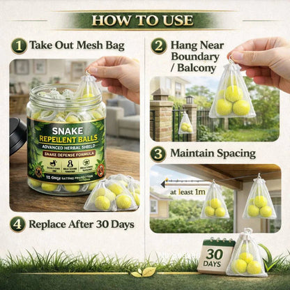 Snake Repellent Balls (Pack Of 2)